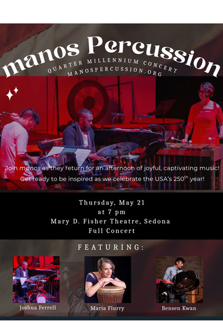 manos Percussion Quarter Millennium Concert